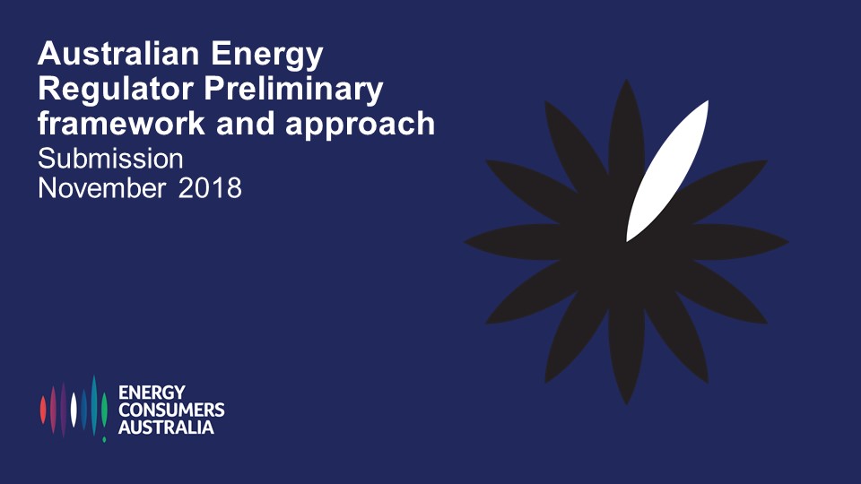AER's Preliminary framework and approach for the Victorian electricity distributors: Submission