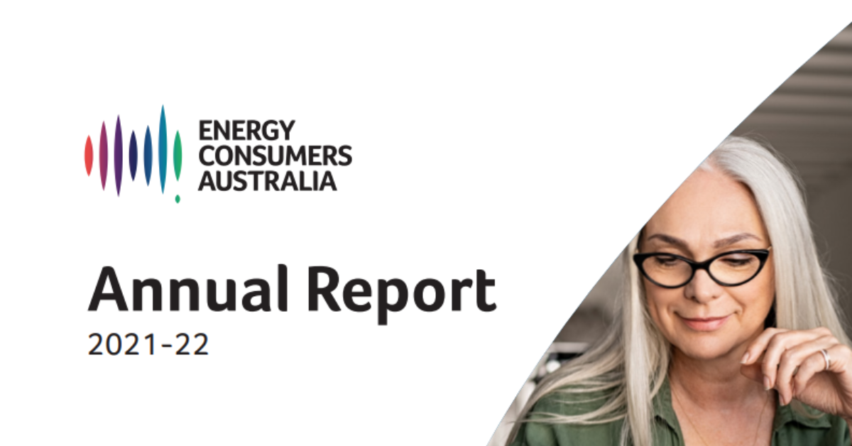 Energy Consumers Australia: Annual Report 2021-22