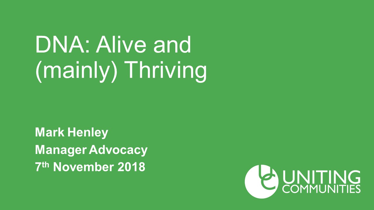 DNA Alive and Thriving: Mark Henley