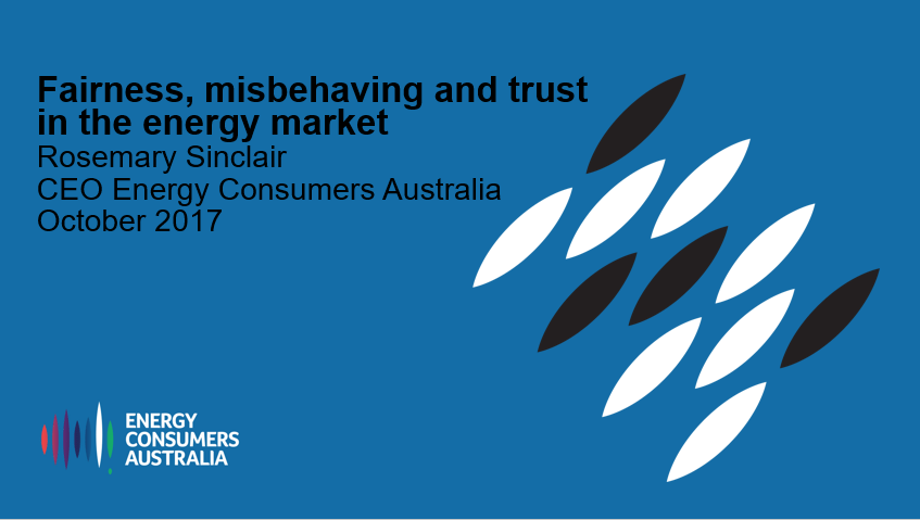 Fairness misbehaving and trust in the energy market