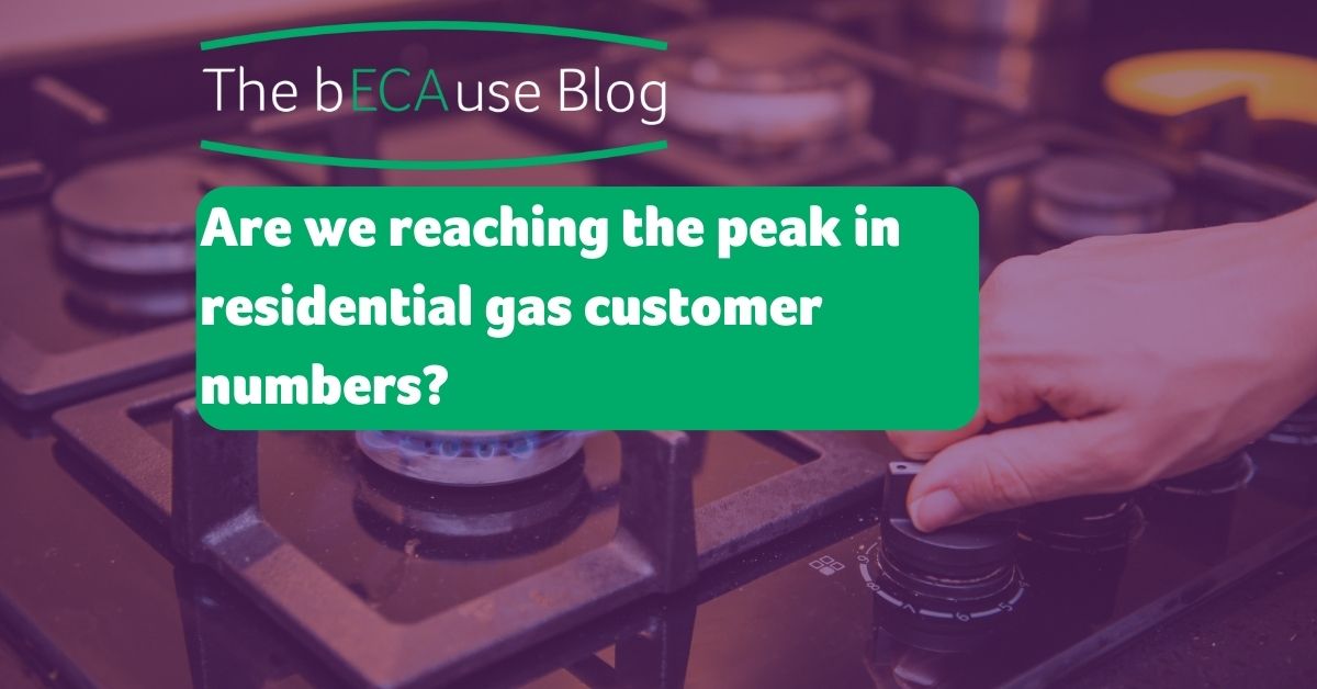 Are we reaching the peak in residential gas customer numbers? 