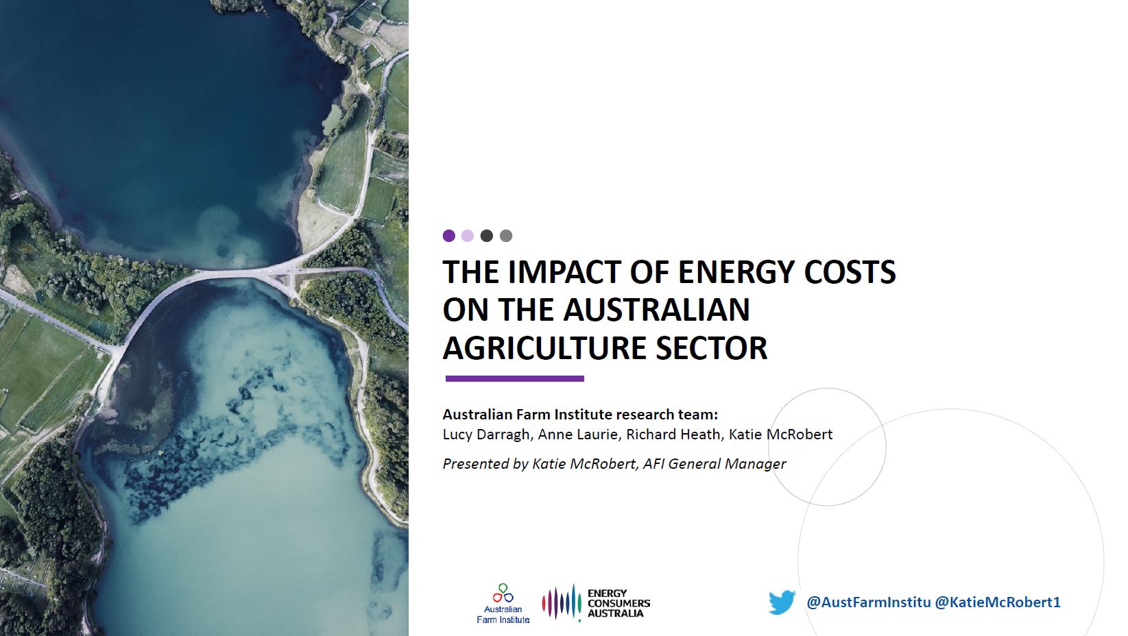 The Impacts of Energy Cost on the Australian Agriculture Sector