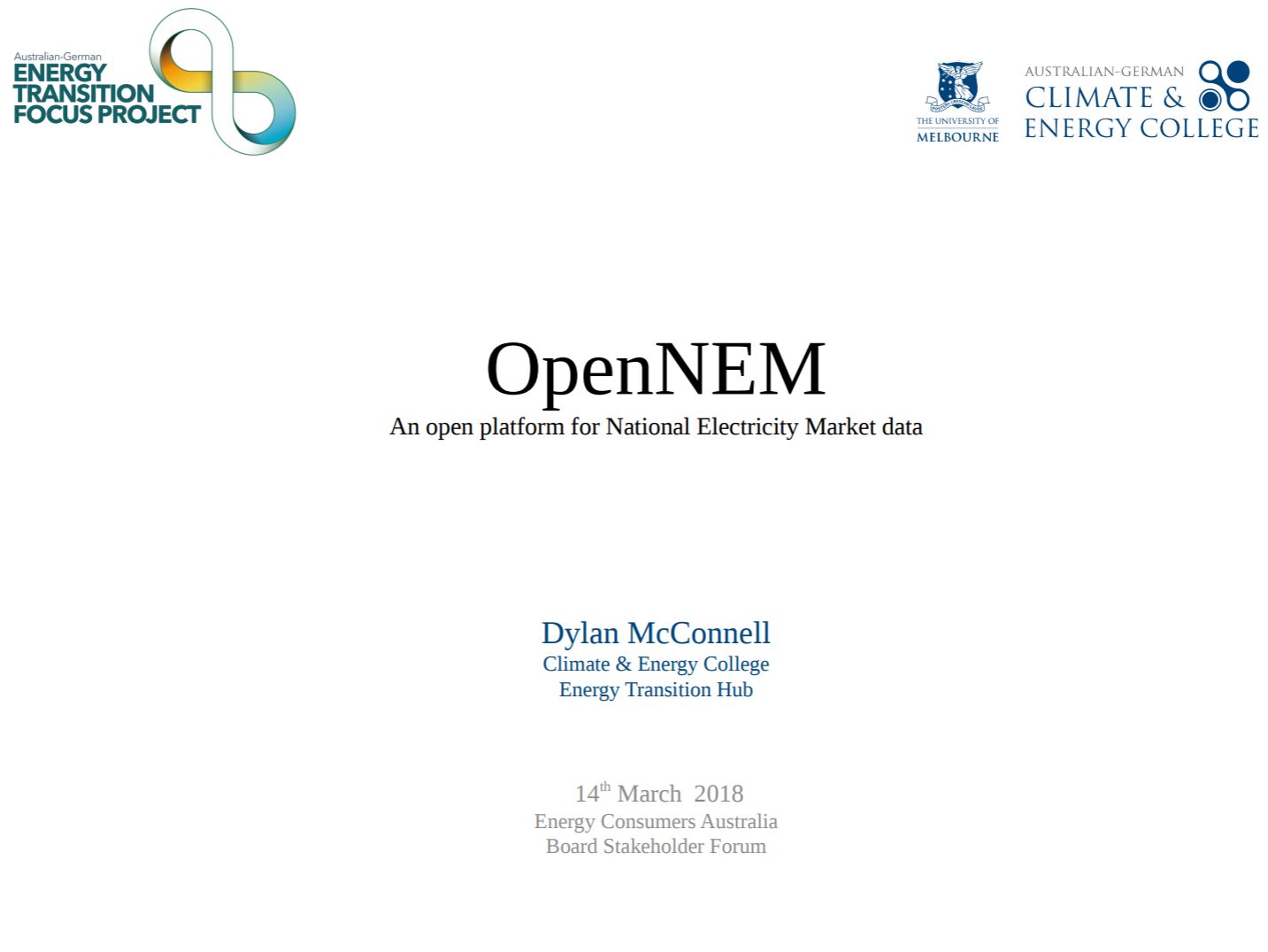 openNEM Dylan MConnell