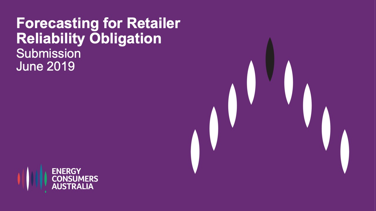Forecasting for Retailer Reliability Obligation: Submission